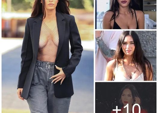 Megan Fox looks stunning in two different bra tops