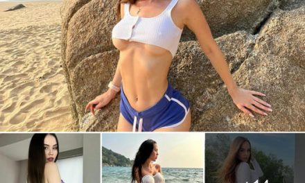 The anonymous beauty named Anastasia makes many people fall in love at first sight thanks to her hot body