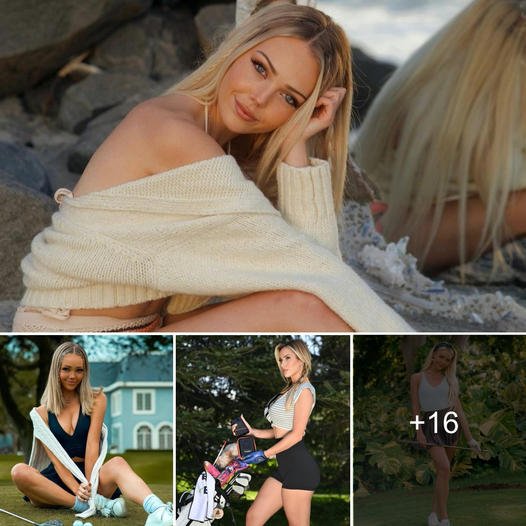“Golf girl” is the most beautiful and famous in the world, but she is bullied because of her outstanding beauty