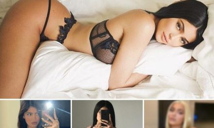 KYLIE JENNER is certainly not afraid to flash the flesh