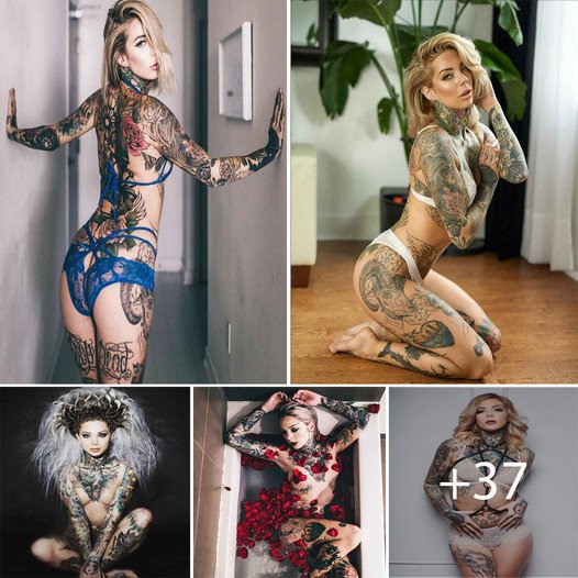 Step into the World of Madison Skye: The Enthralling Tattooed Model Who’s Shaking Up the Fashion and Modeling Industry with Her Unmatched Style and Charisma.