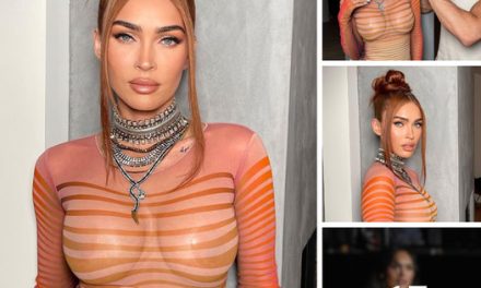 Megan Fox Wore Pamela Anderson’s Classic “G-String Updo” With A Y2K Twist