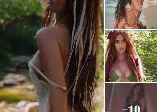 Megan Fox sizzles in barely-there string bikini as she poses in forest for racy snaps