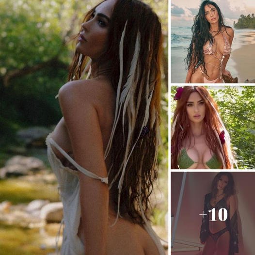 Megan Fox sizzles in barely-there string bikini as she poses in forest for racy snaps