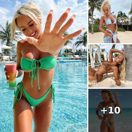 Model wows in cut-out bikini – but fans joke you must shave to pull it off