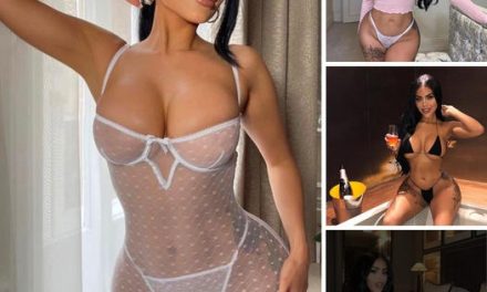 Model celebrates ‘International Sєx Day’ by donning totally sheer lingerie
