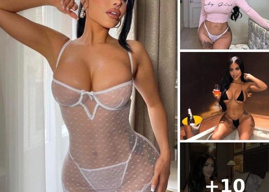 Model celebrates ‘International Sєx Day’ by donning totally sheer lingerie