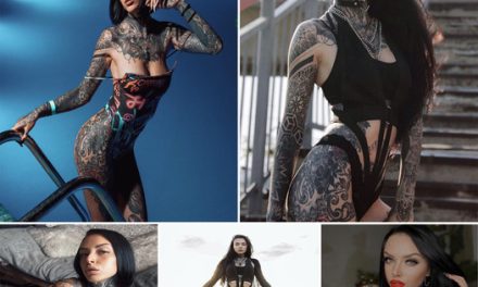 Diana Madness: The Fearless Tattoo Model Redefining Beauty Standards with Her Unique Body Art and Style.