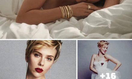 Scarlett Johansson looked gorgeous while posing for eye-catching pH๏τos while relaxing in bed and flaunting a ring and multiple bracelets from David Yurman