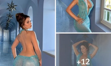 Demi Rose Ditches Underwear In Dress That Plunges To Waist For Sensational Snaps