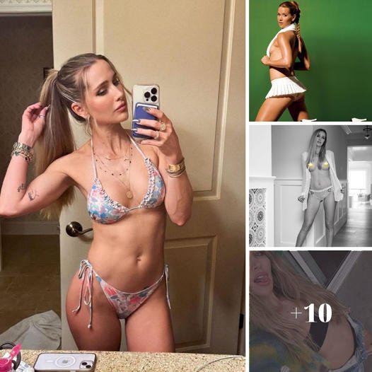 Ex-tennis star turned Playboy model delights fans as she sticks out her tongue and strips to bikini for cheeky snaps