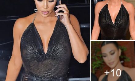 Kim Kardashian Sets Pulses Racing As She Slips Into Barely-there Halter Top While Making Her Way To The Tonight Show Starring Jimmy Fallon