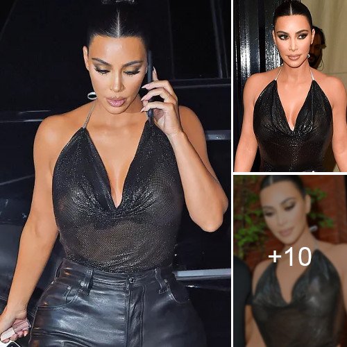 Kim Kardashian Sets Pulses Racing As She Slips Into Barely-there Halter Top While Making Her Way To The Tonight Show Starring Jimmy Fallon