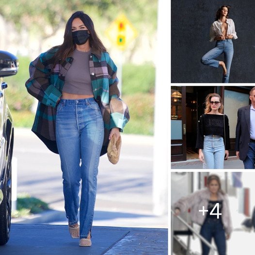 Stars Sporting High-Waisted Jeans: Megan Fox & More In The Denim Trend