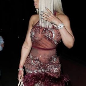 Blac Chyna shows off all her curves as she stuns in sheer dress as she heads out for dinner date