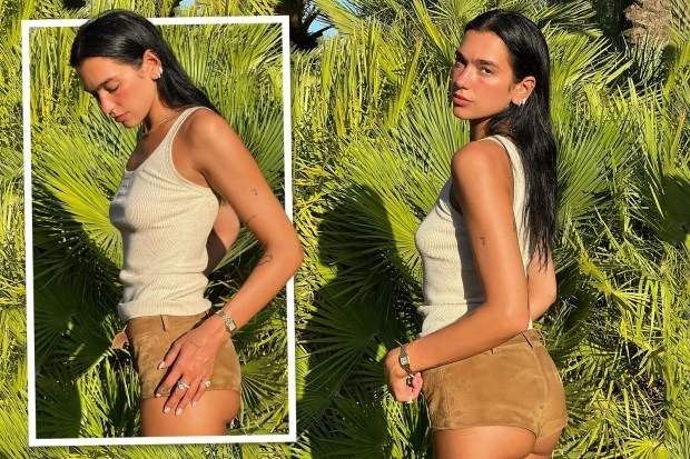 Dua Lipa Flaunts Her Sun-Kissed Beauty in Stylish H๏τpants on Instagram