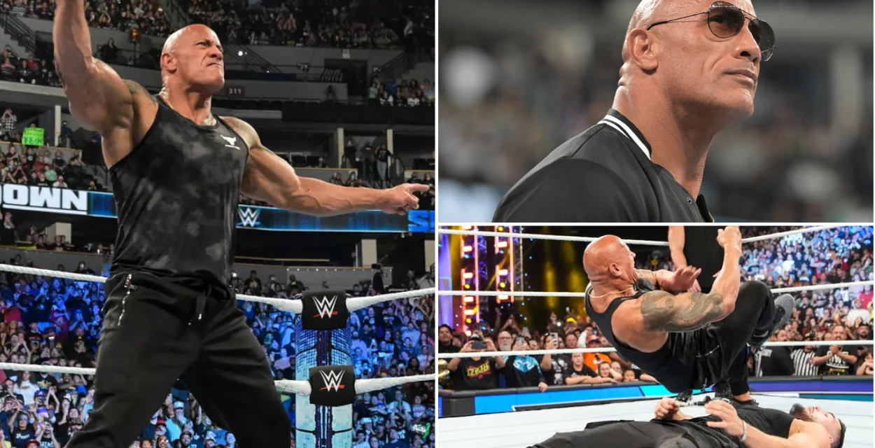 WATCH: Returning star subtly saves The Rock from potential injury on WWE SmackDown