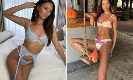 Kendall Rae Knight stuns in captivating see-through lingerie on Love Island
